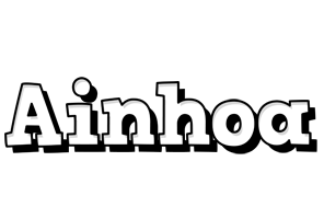 Ainhoa snowing logo