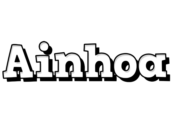 Ainhoa snowing logo