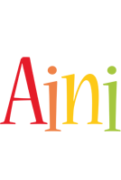 Aini birthday logo