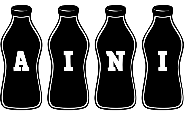 Aini bottle logo
