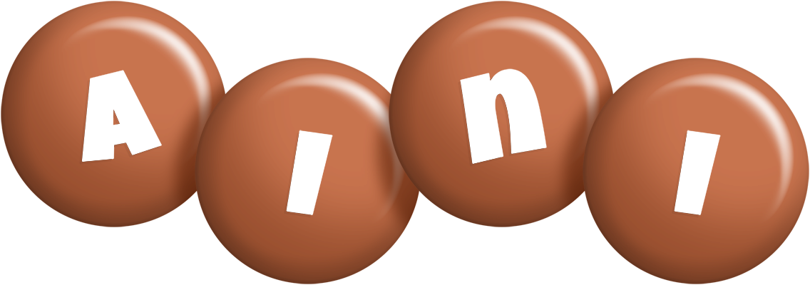 Aini candy-brown logo