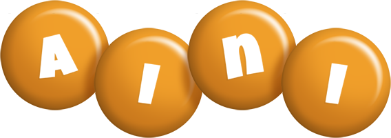 Aini candy-orange logo