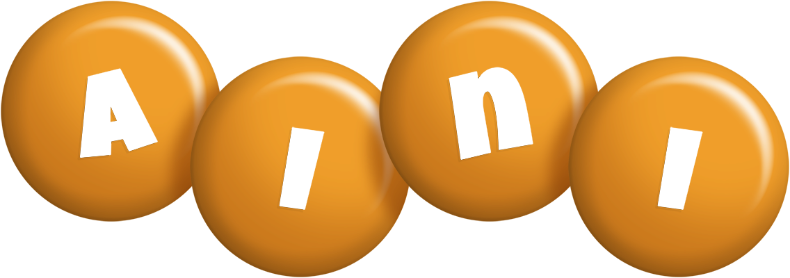 Aini candy-orange logo