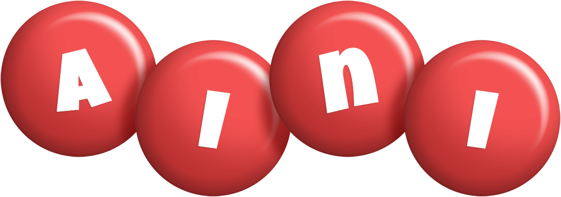 Aini candy-red logo
