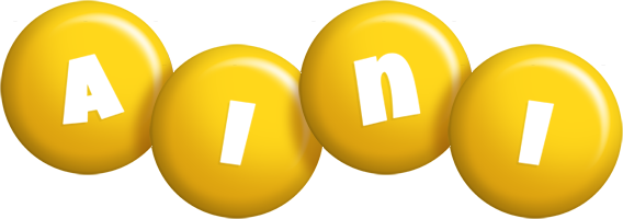 Aini candy-yellow logo