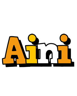Aini cartoon logo