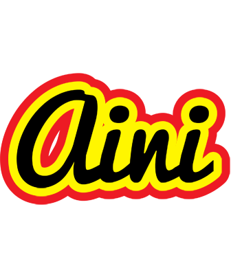 Aini flaming logo