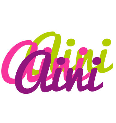 Aini flowers logo