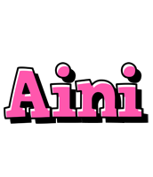 Aini girlish logo