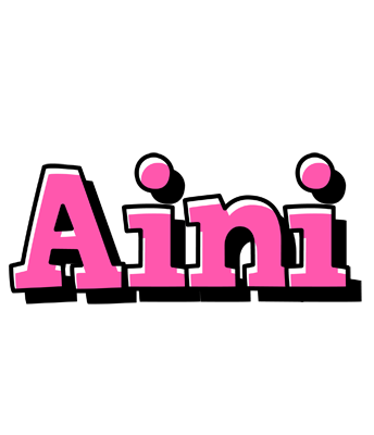 Aini girlish logo