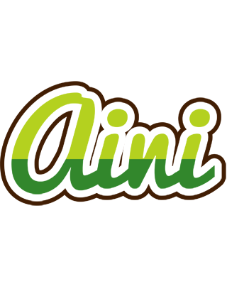 Aini golfing logo