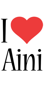 Aini i-love logo