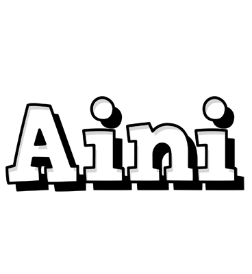 Aini snowing logo