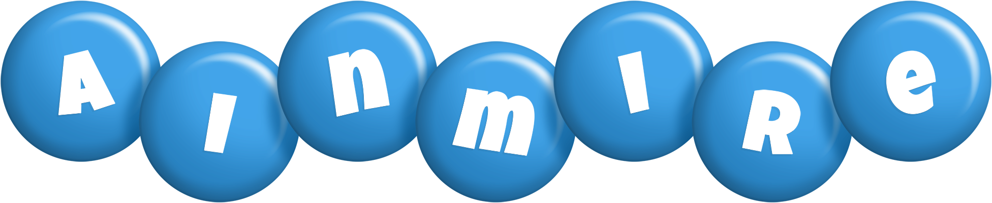 Ainmire candy-blue logo