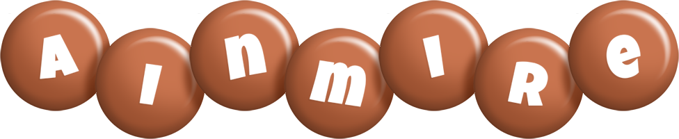 Ainmire candy-brown logo