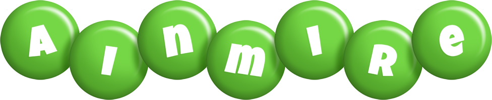 Ainmire candy-green logo