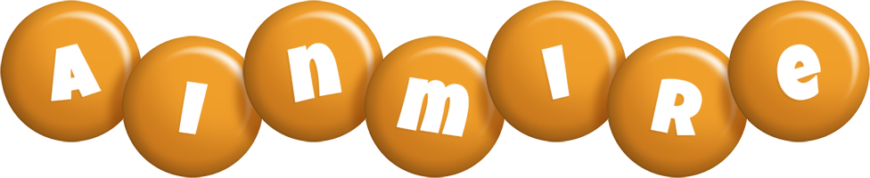Ainmire candy-orange logo