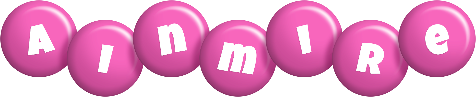 Ainmire candy-pink logo