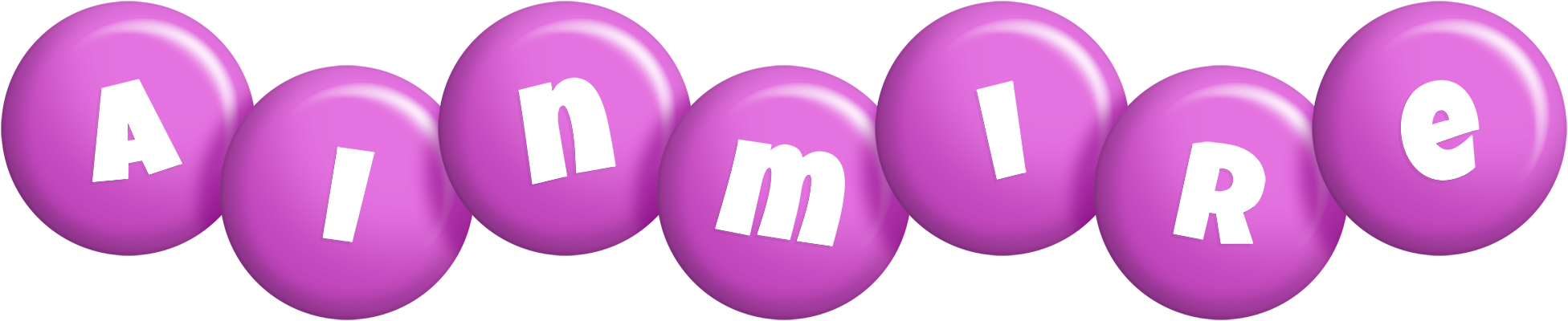 Ainmire candy-purple logo