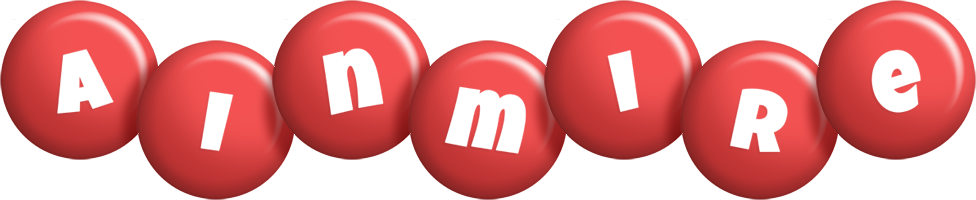 Ainmire candy-red logo