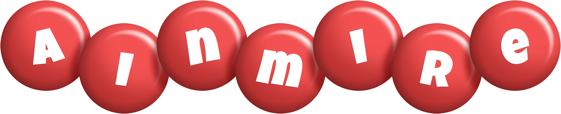 Ainmire candy-red logo