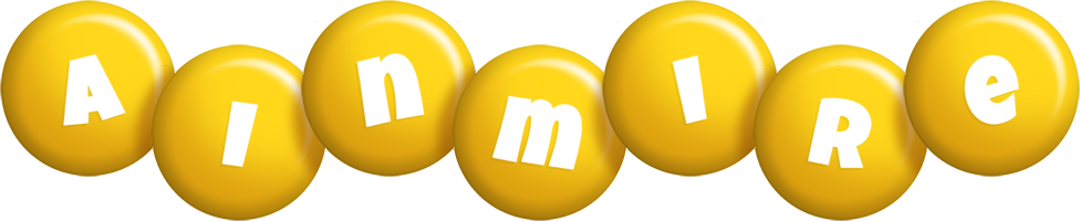 Ainmire candy-yellow logo
