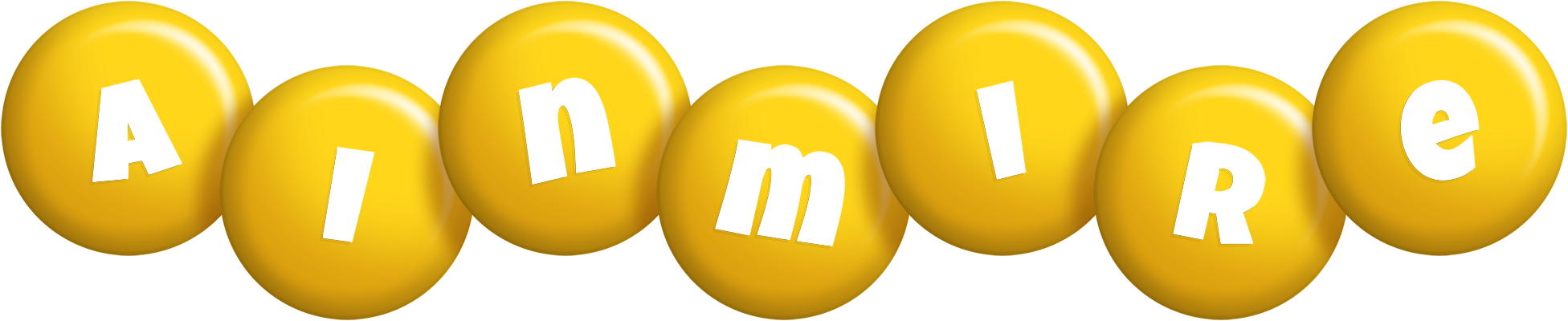 Ainmire candy-yellow logo