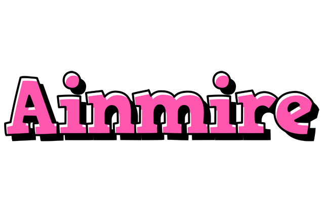 Ainmire girlish logo