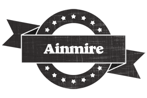 Ainmire grunge logo