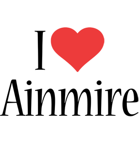 Ainmire i-love logo