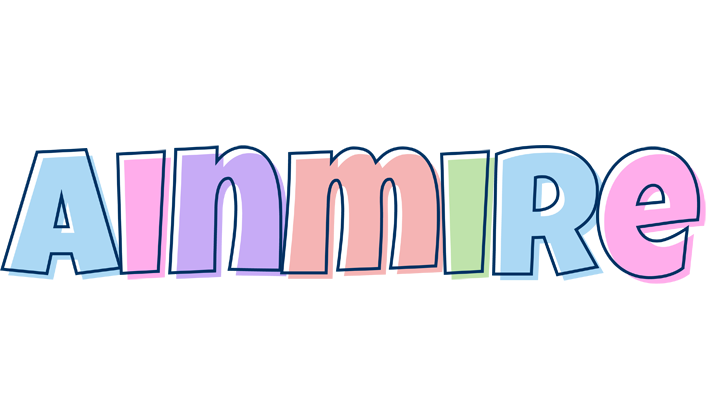Ainmire pastel logo