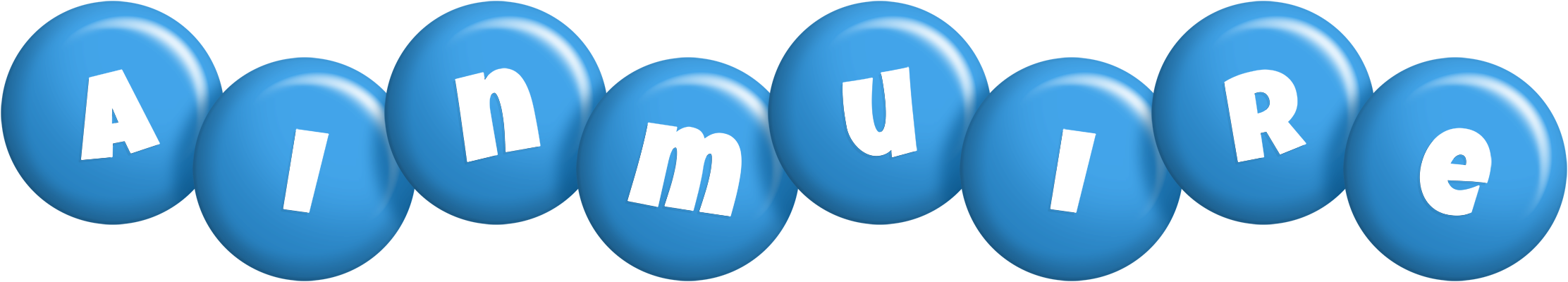 Ainmuire candy-blue logo