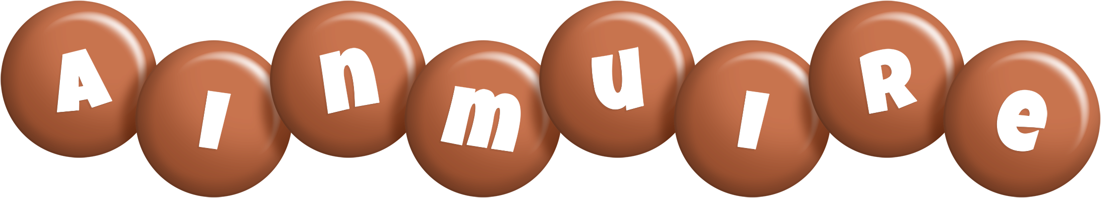 Ainmuire candy-brown logo