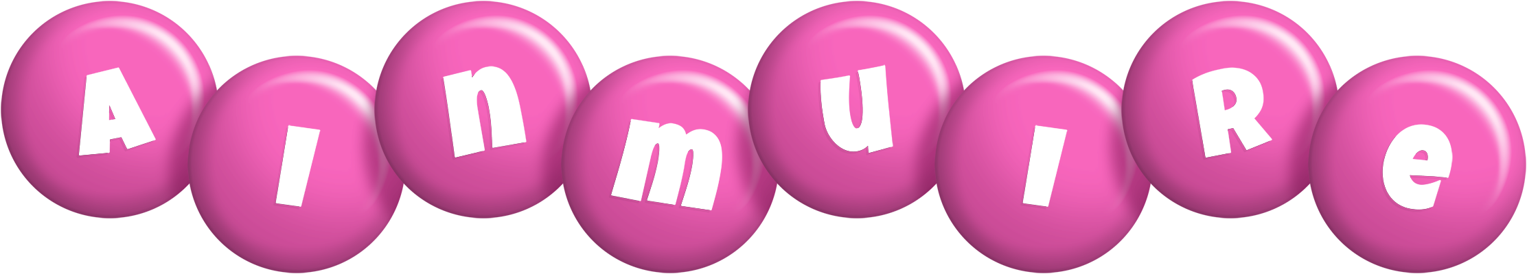 Ainmuire candy-pink logo
