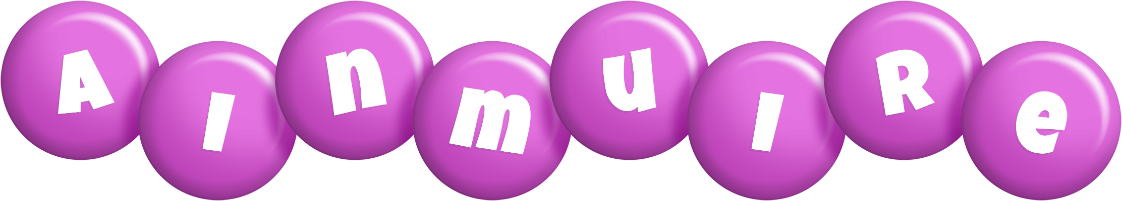 Ainmuire candy-purple logo