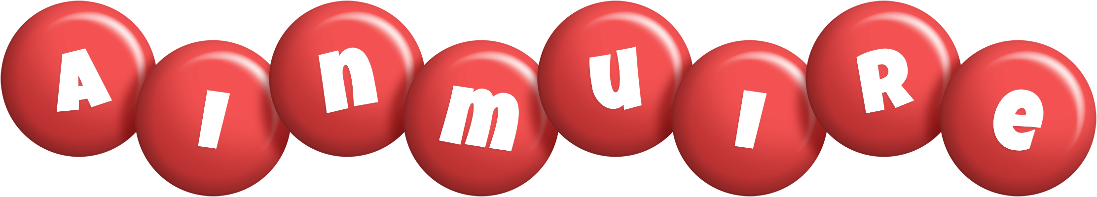 Ainmuire candy-red logo