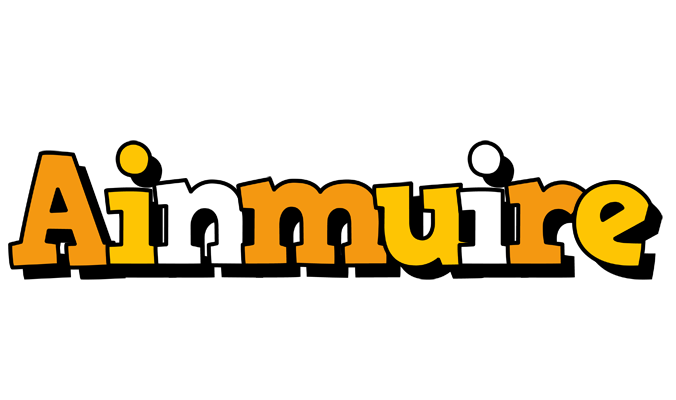 Ainmuire cartoon logo