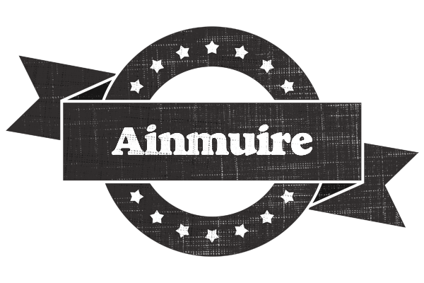 Ainmuire grunge logo