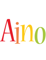 Aino birthday logo