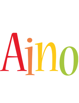 Aino birthday logo