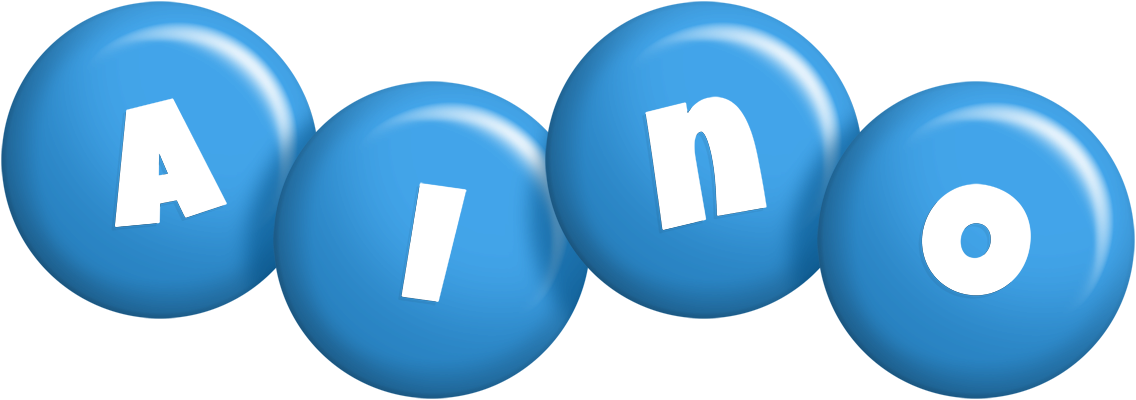 Aino candy-blue logo