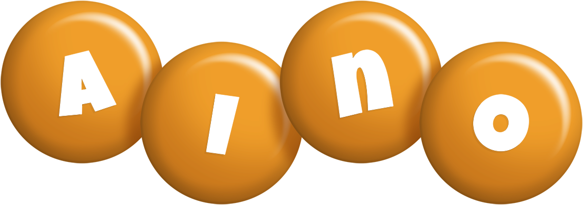 Aino candy-orange logo