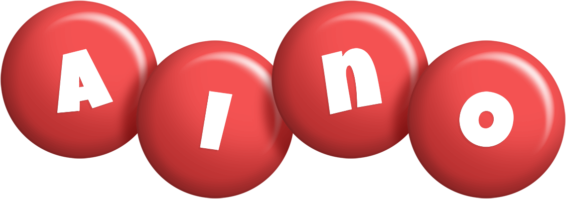 Aino candy-red logo