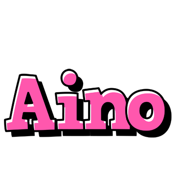Aino girlish logo