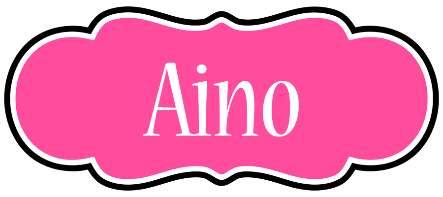 Aino invitation logo