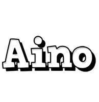 Aino snowing logo