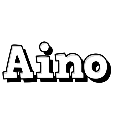 Aino snowing logo