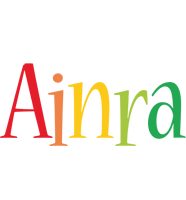 Ainra birthday logo