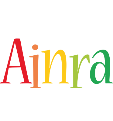 Ainra birthday logo