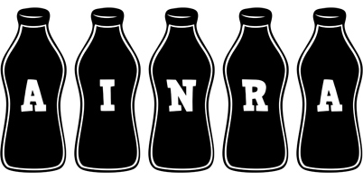 Ainra bottle logo